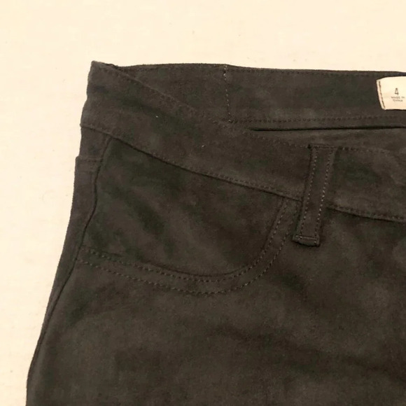 Abercrombie and Fitch  Faux Suede Super Skinny Pants Ankle Zip Size 4 - Picture 6 of 16